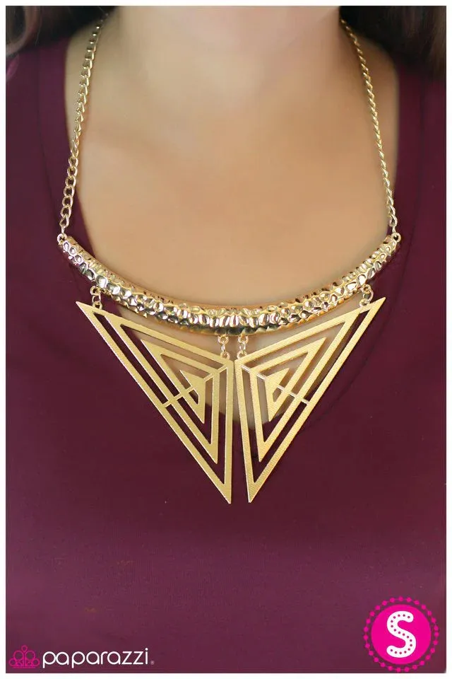 Paparazzi Necklace ~ Pure Instinct - Gold