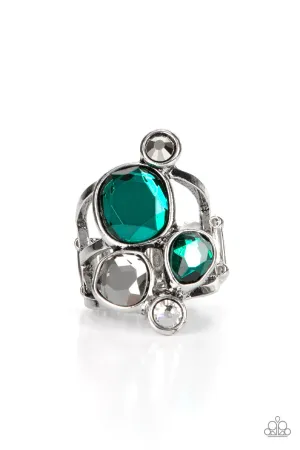 Paparazzi Ring ~ Demandingly Duchess - Green