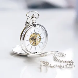 Personalised Unisex Dual Opening Pocket Watch