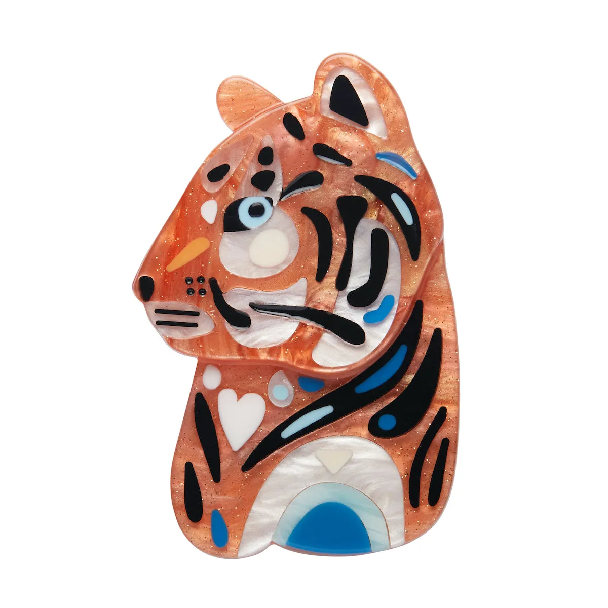 Pete Cromer The Tranquil Tiger Brooch