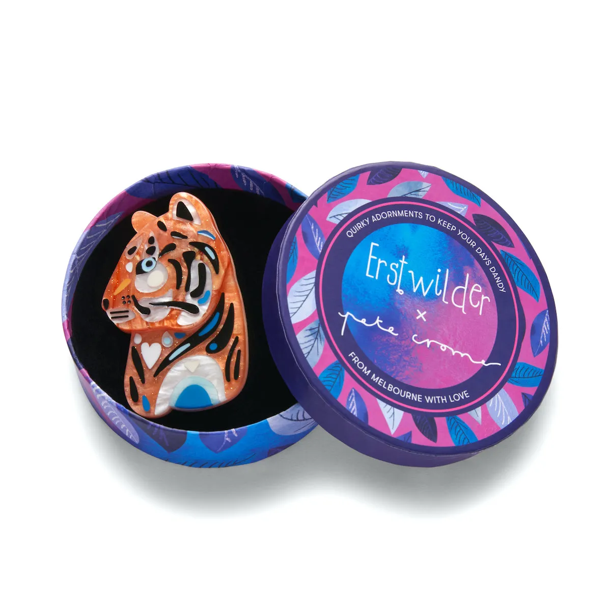 Pete Cromer The Tranquil Tiger Brooch