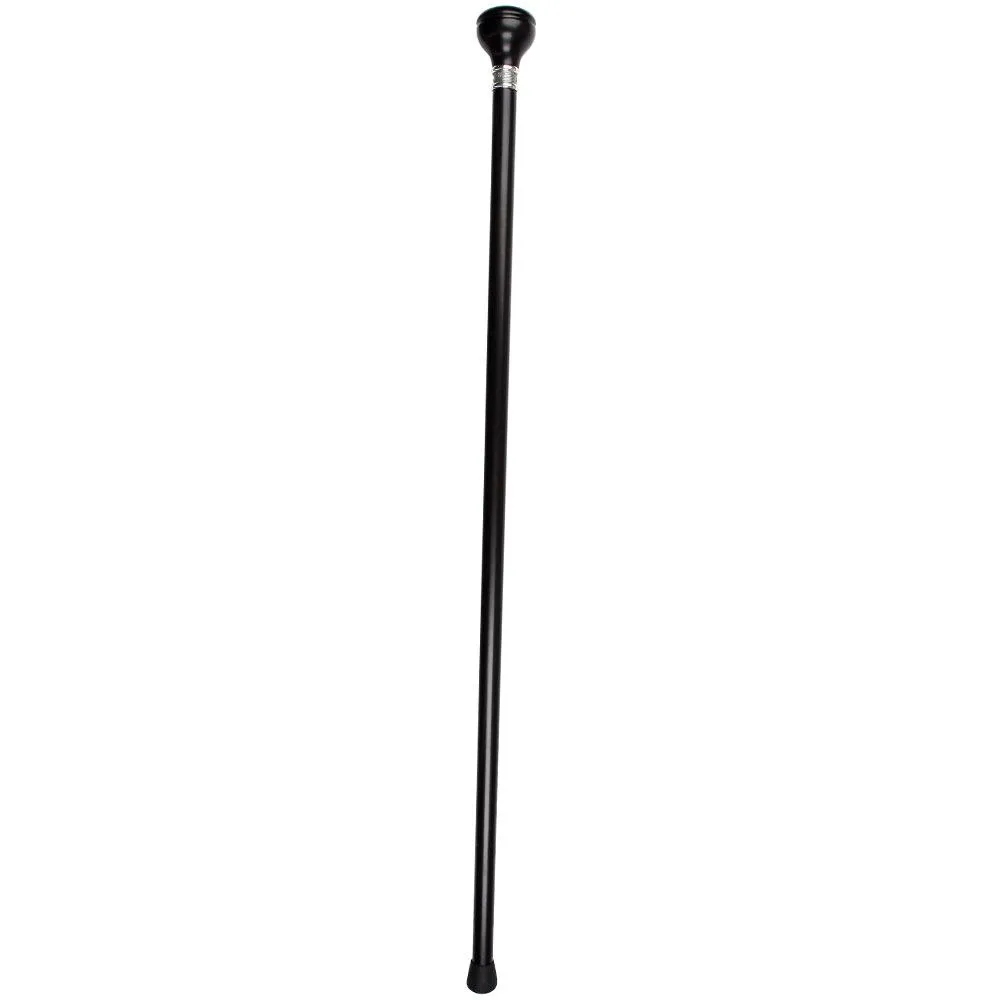 Scotchy Scotch Knob Walking Stick w/ Black Beechwood Shaft & Pewter Collar