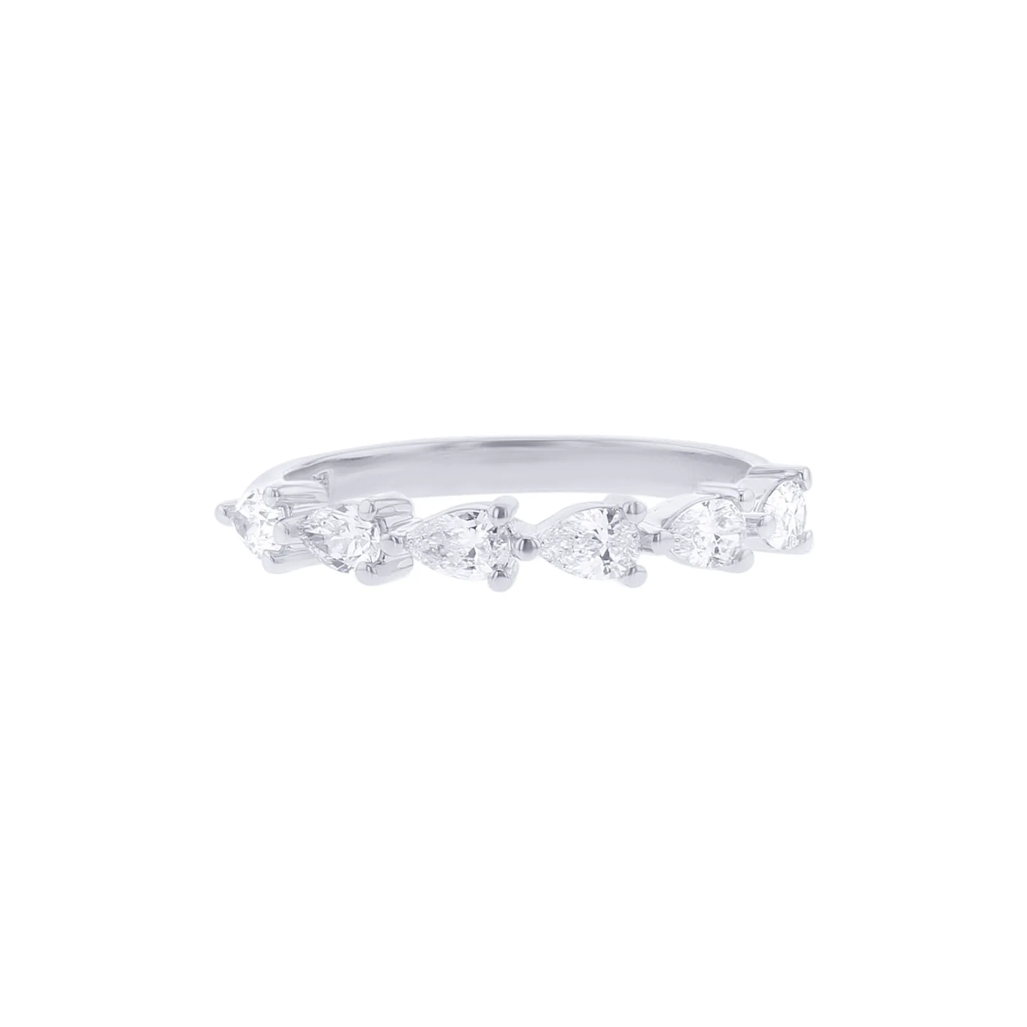 Simply Pear Diamond Wedding Ring 1/2ct