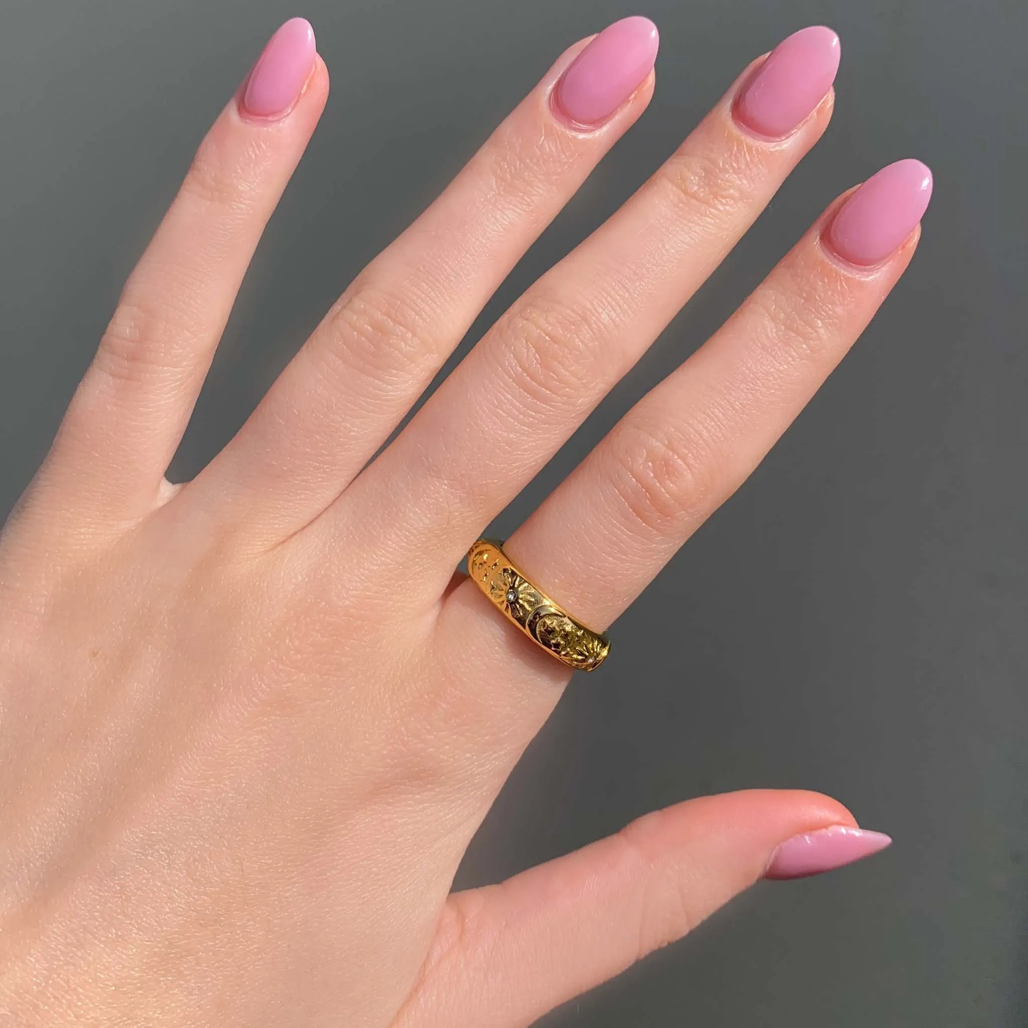 Starry Night Gold Ring