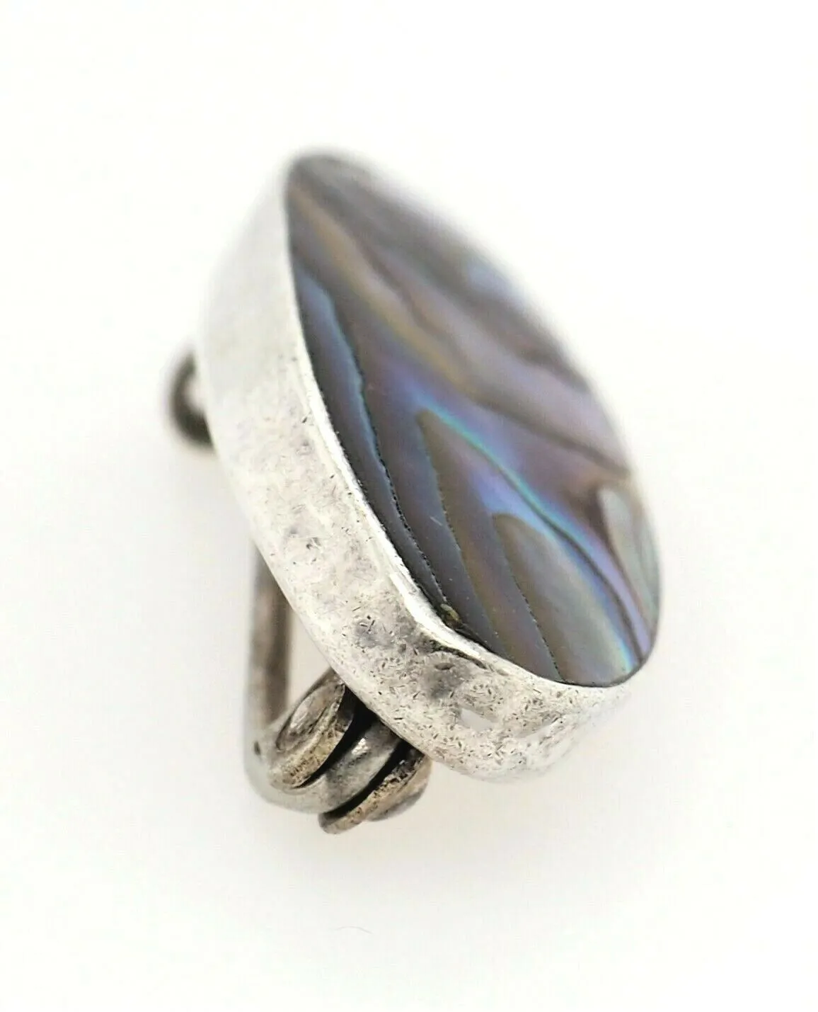 Sterling Silver Abalone/Paua Shell Brooch