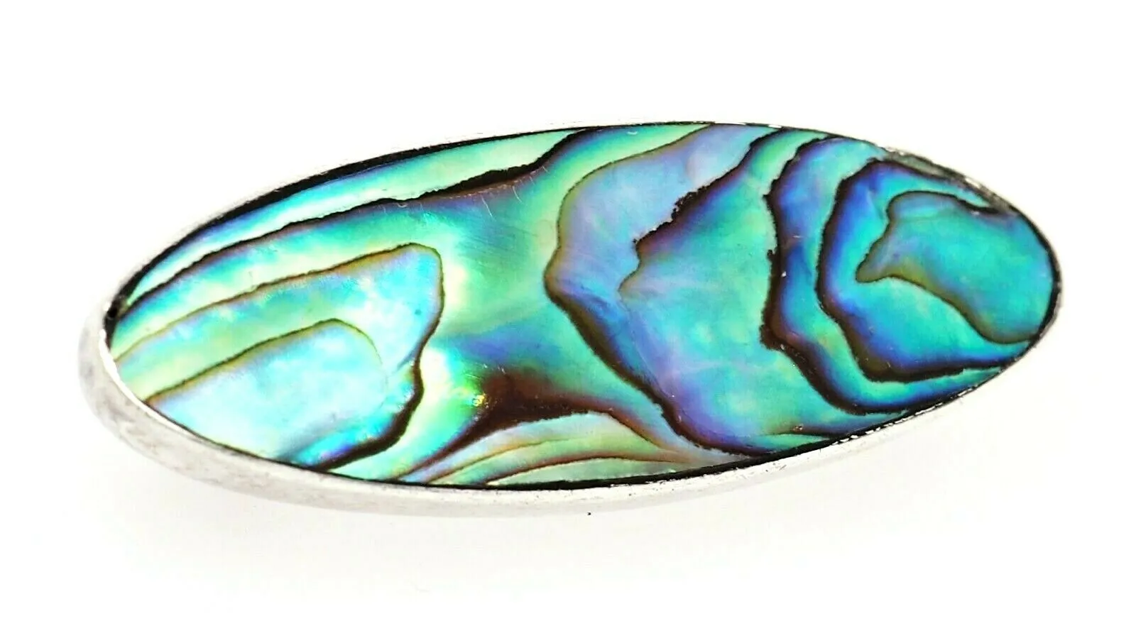 Sterling Silver Abalone/Paua Shell Brooch