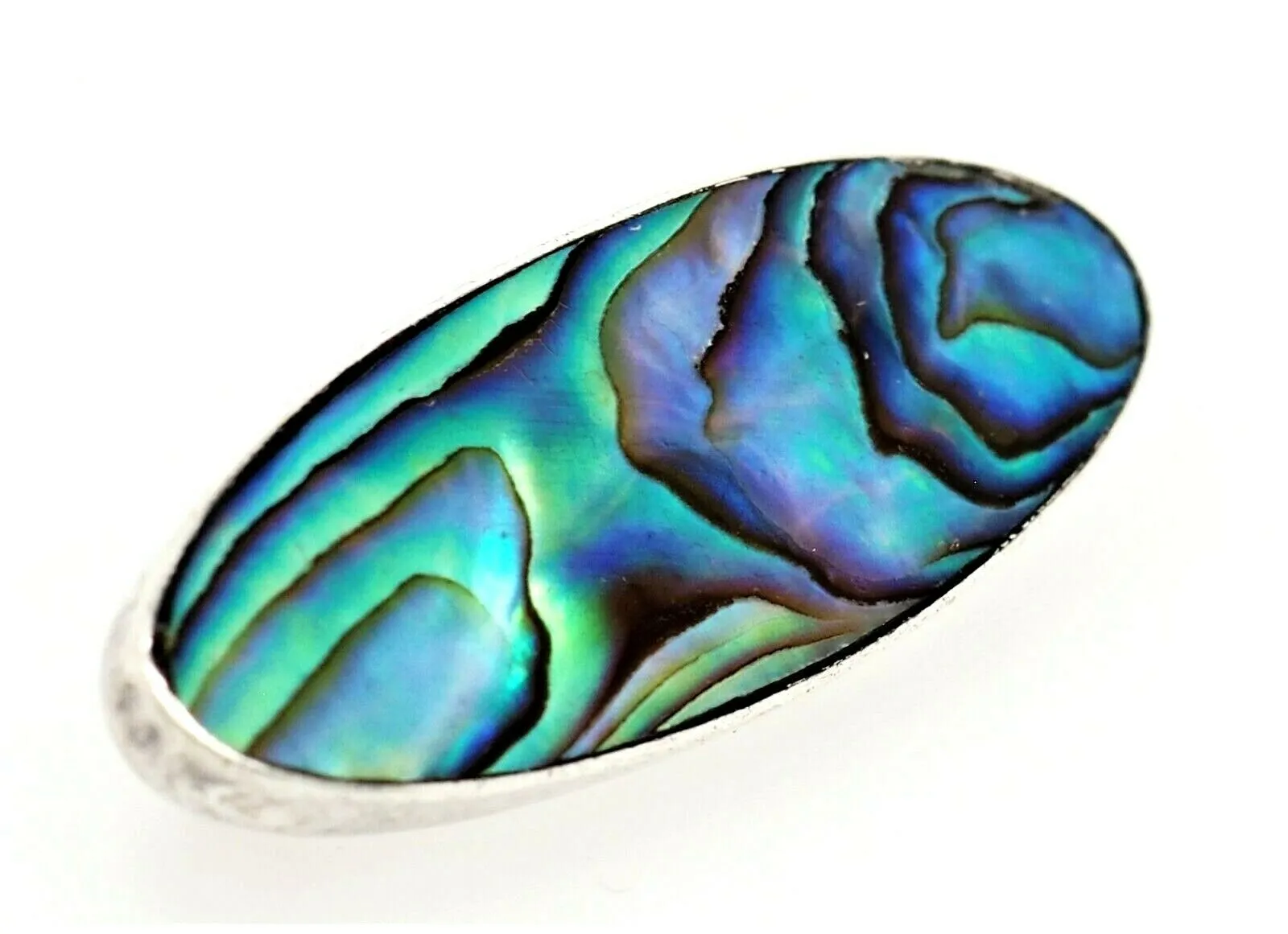 Sterling Silver Abalone/Paua Shell Brooch