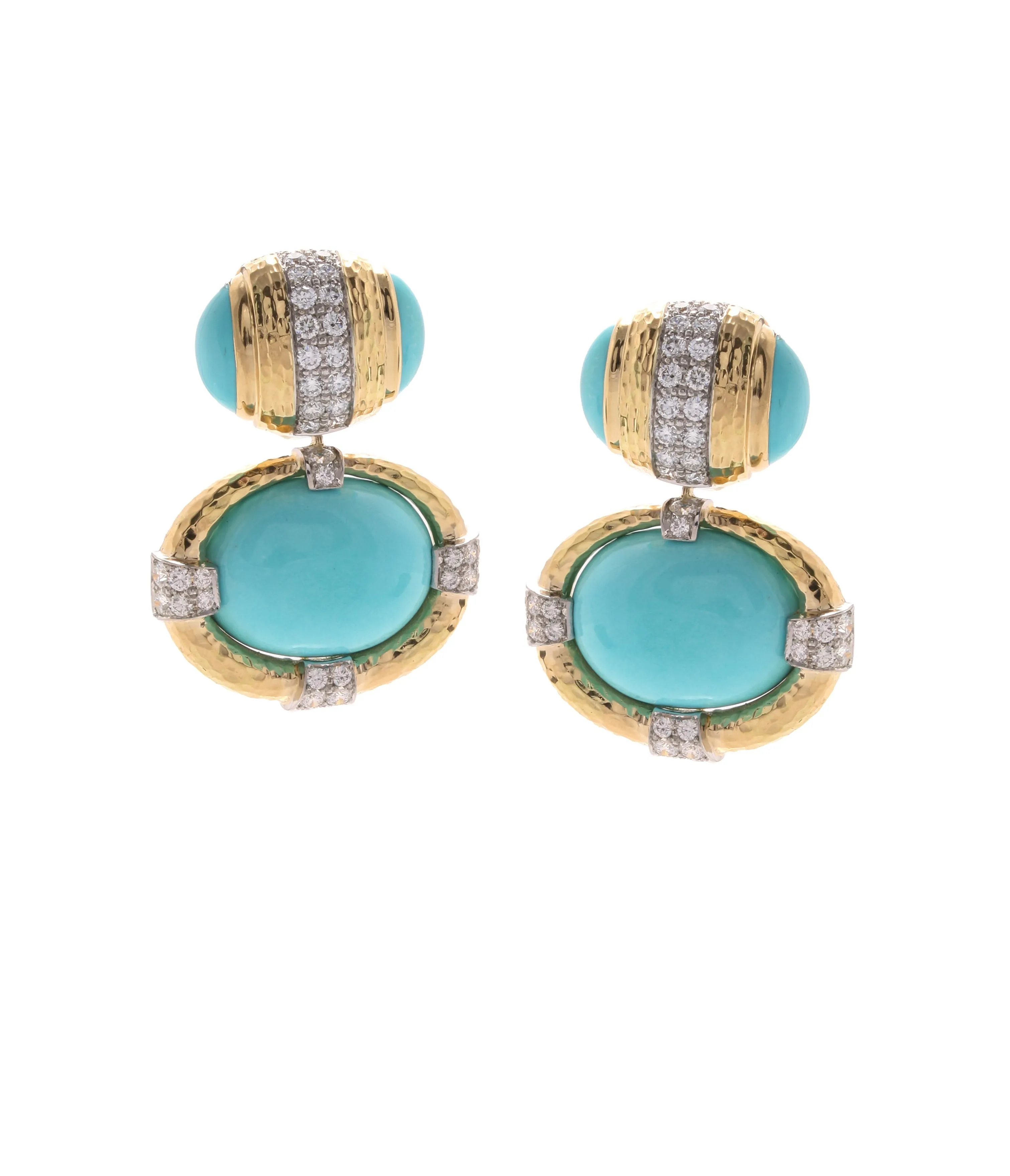 Sunshine Earrings, Turquoise