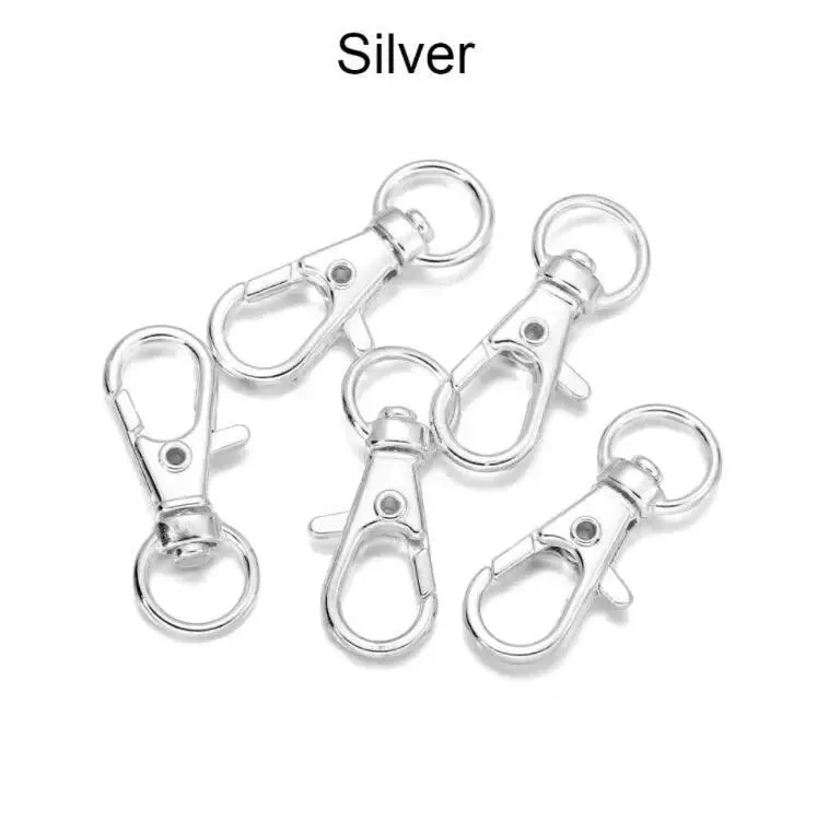 Swivel Lobster Clasp Hooks: Stylish Keychain Connectors for DIY Jewelry