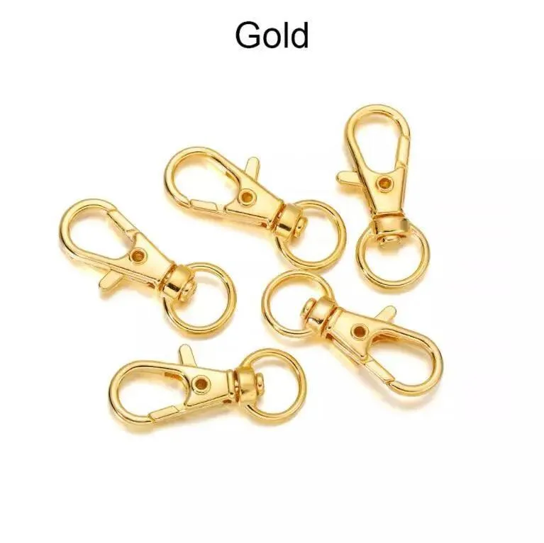 Swivel Lobster Clasp Hooks: Stylish Keychain Connectors for DIY Jewelry