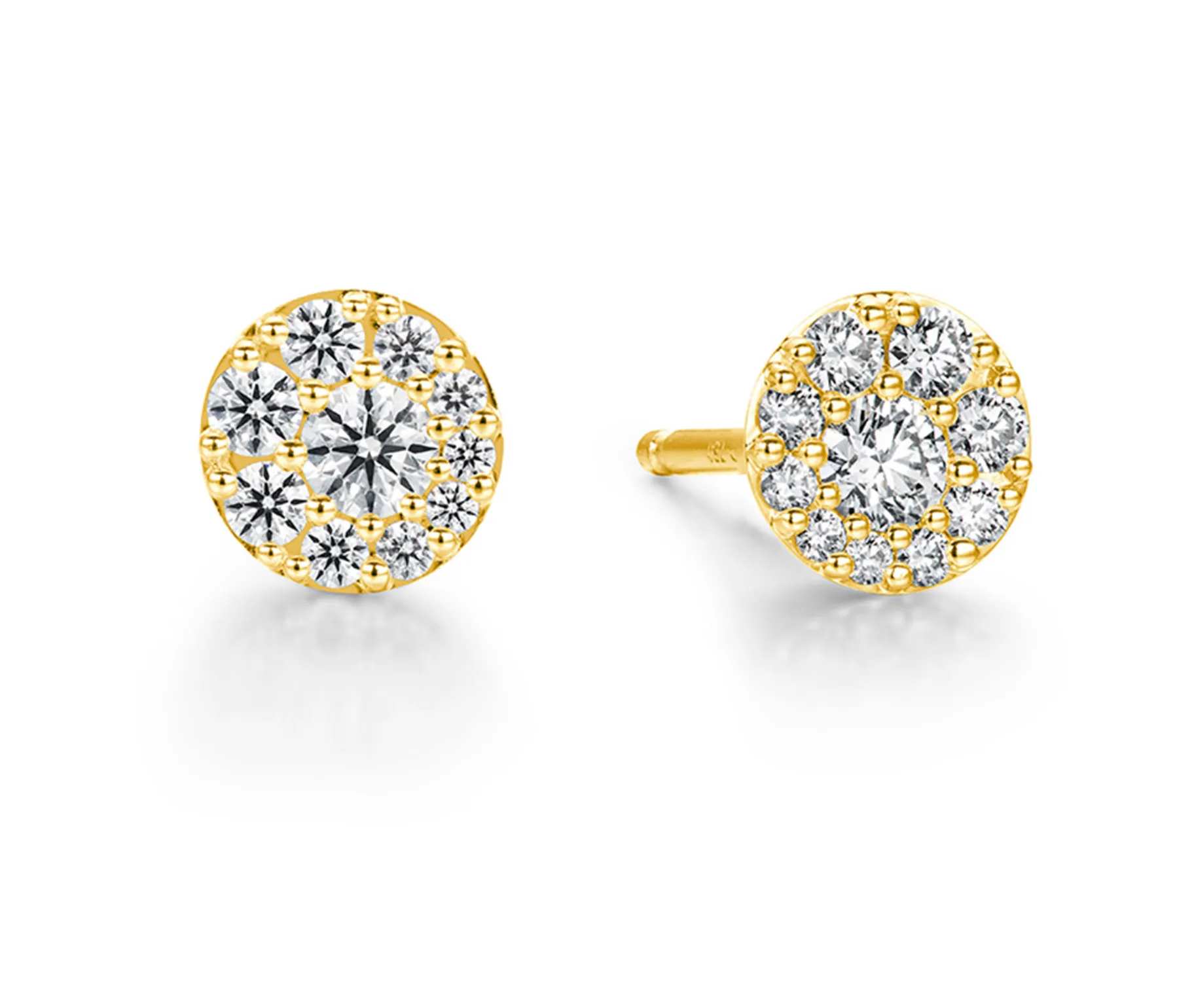 Tessa Diamond Circle Earrings