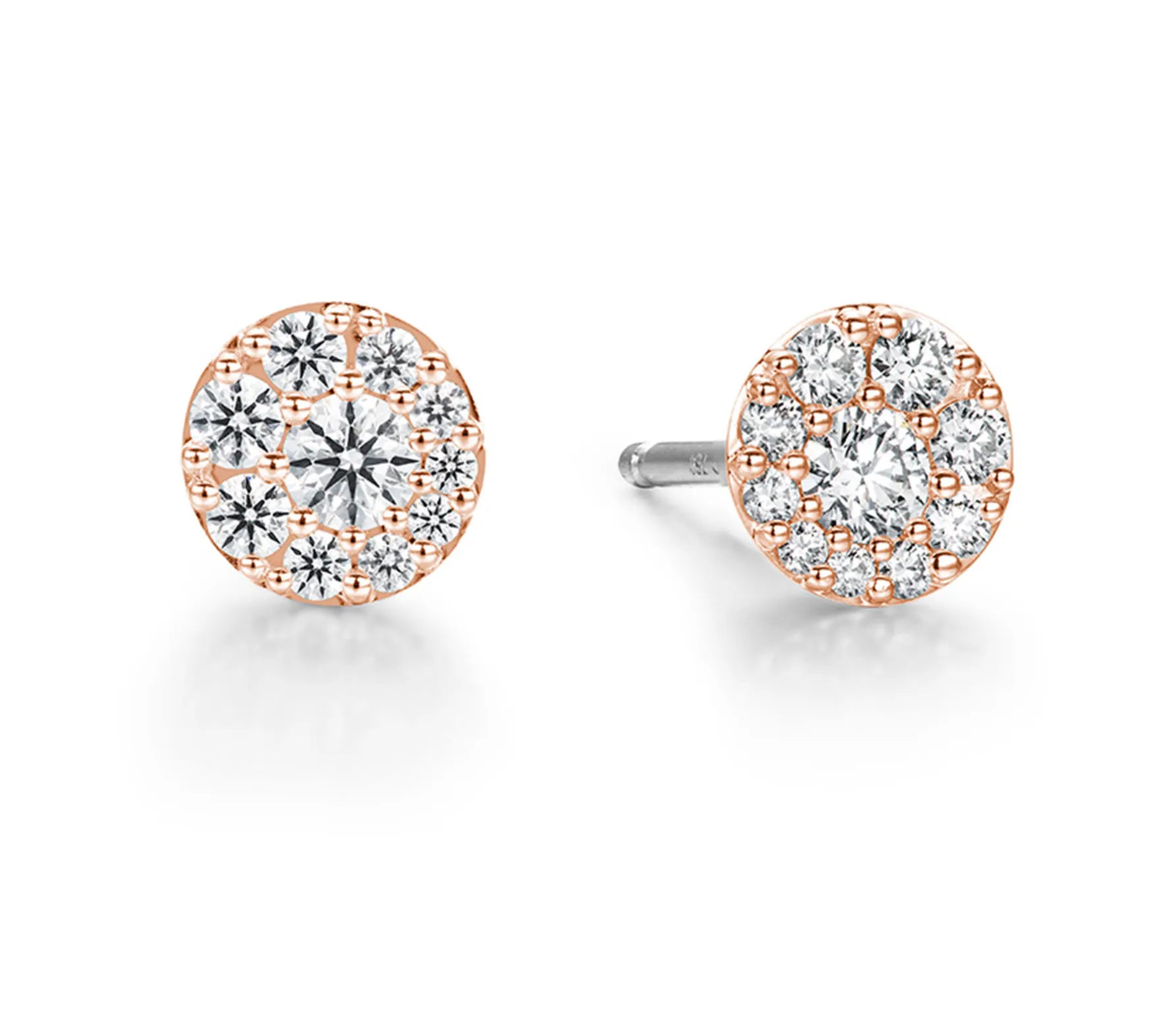 Tessa Diamond Circle Earrings