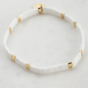 Tile Bracelet | White