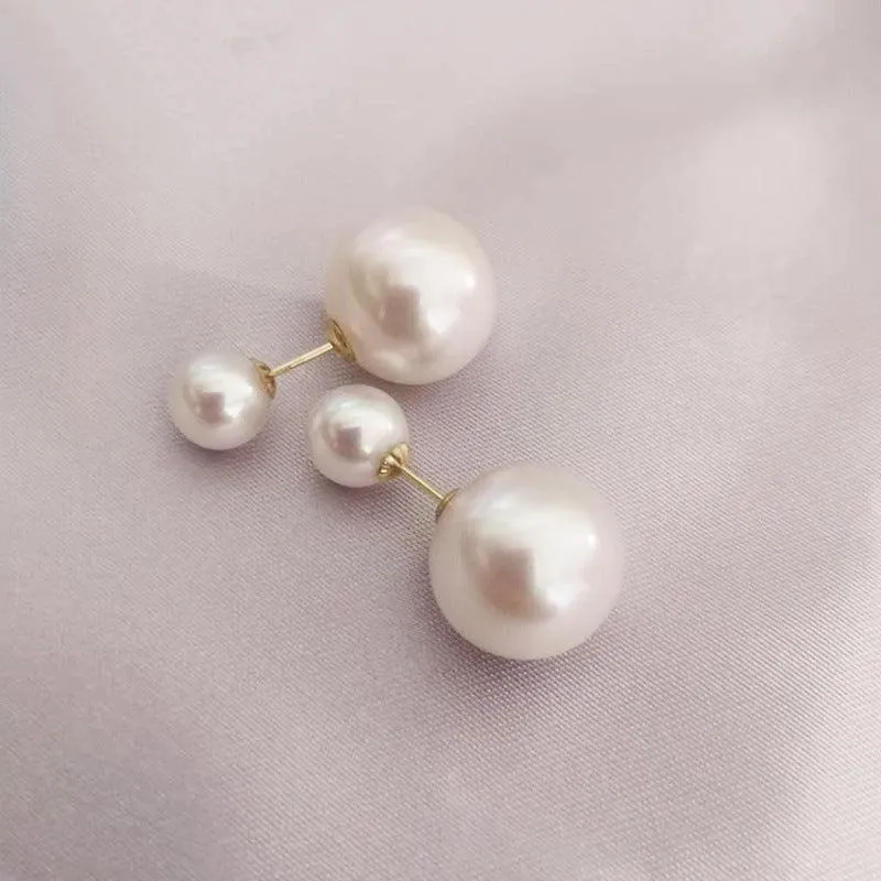 Twin Edison Pearls Earring