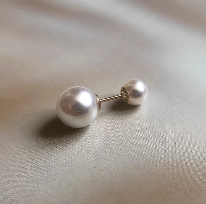 Twin Edison Pearls Earring