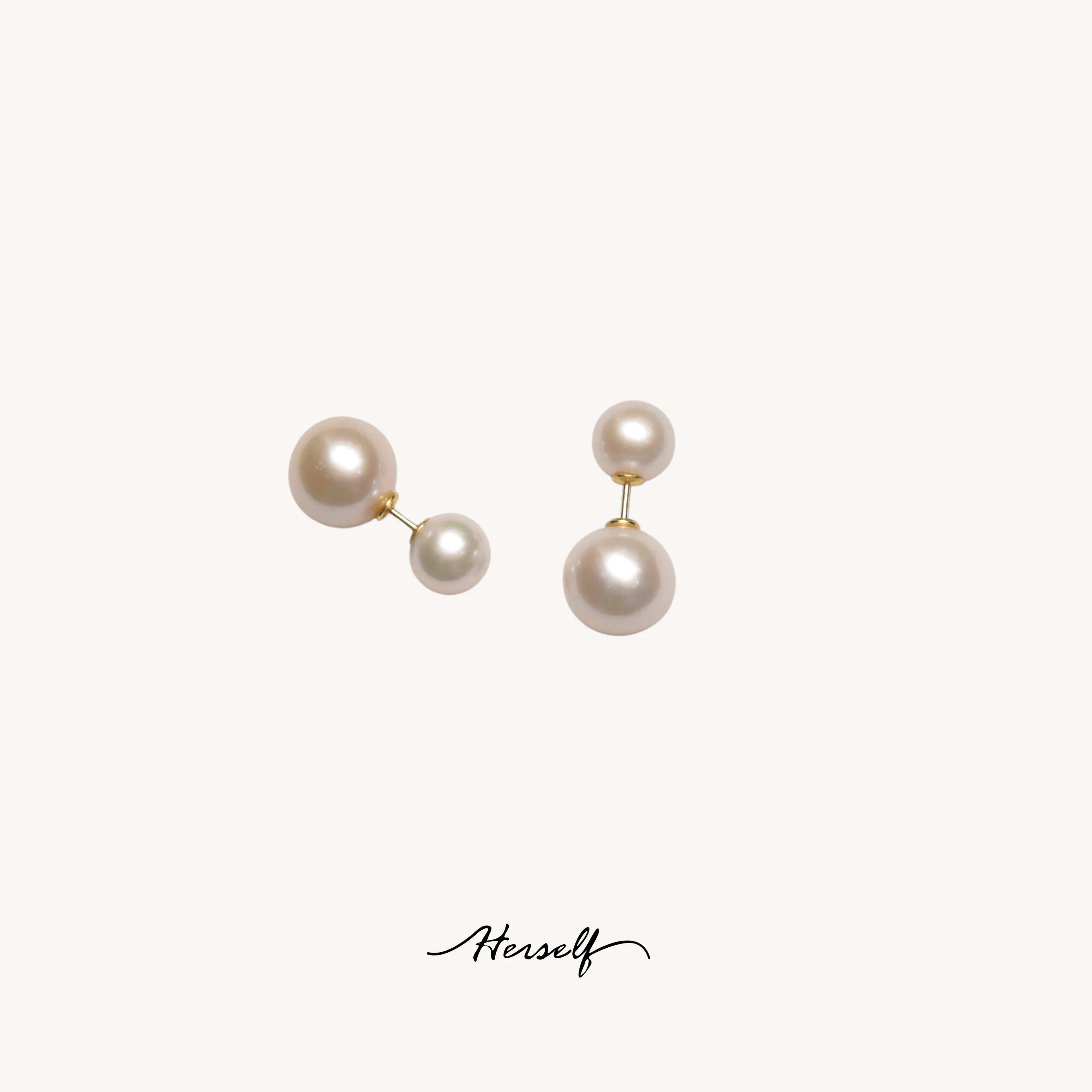 Twin Edison Pearls Earring