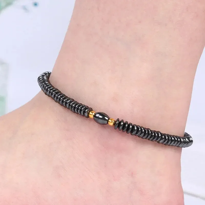 Weight Loss Magnet Anklets for Women Men Owl Animals Stone Magnetic Therapy Bracelets Anklet Pain Relief Slimming Health Jewelry