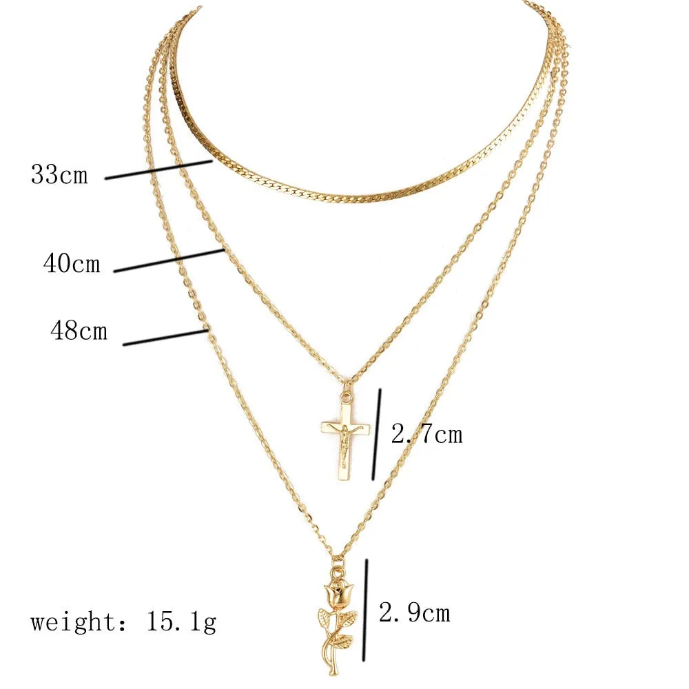 women Fashion Jewelry Short crystal stars Gold color Choker Chain Necklace for